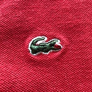 Red Lacoste Polo #7dollarsteal